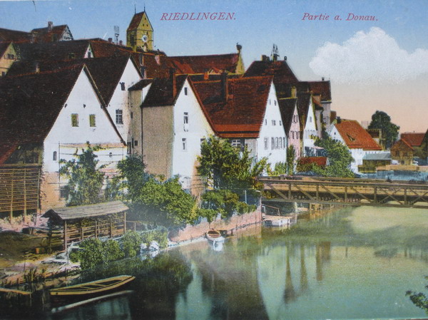 Riedlingen Postkarte 1919